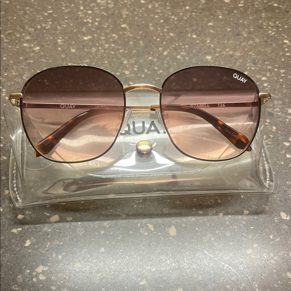 Quay Australia Sunglasses - Rose and Gold